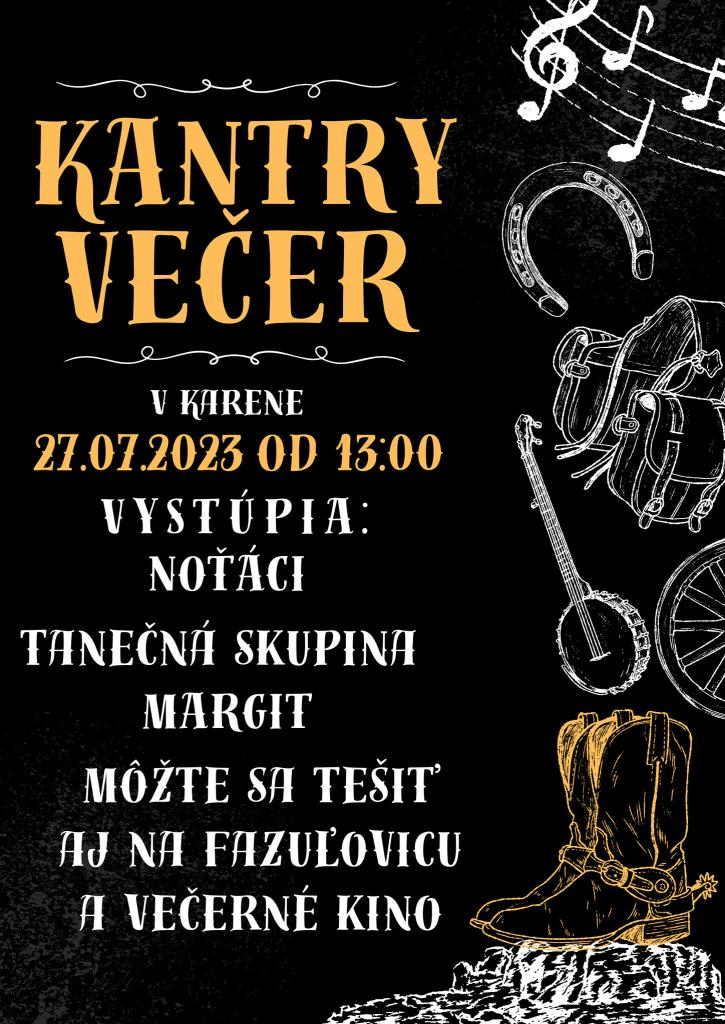 Kantry večer