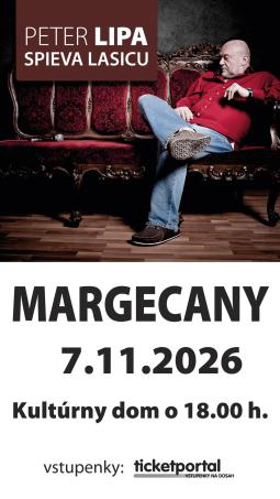 Peter Lipa: Spieva Lasicu — 7.11.2026 o 18:00, Kultúrny dom Margecany